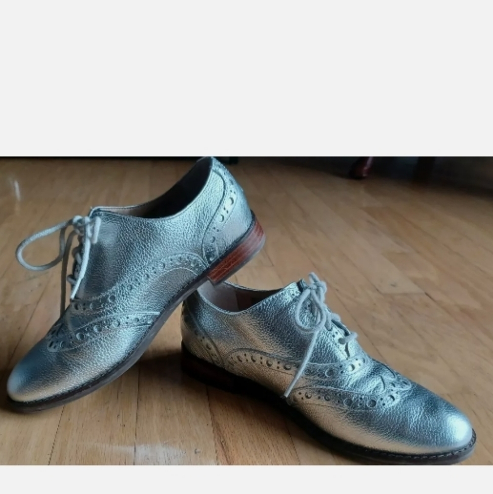 Vionic Women's 6.5 Shoes Hadley Metallic Oxfords